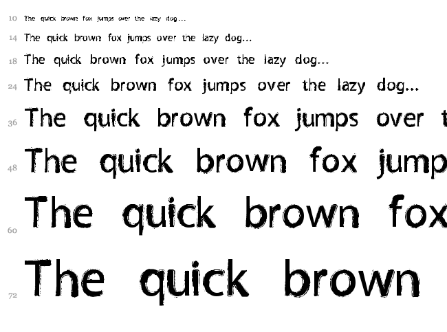 Tnewpro font waterfall